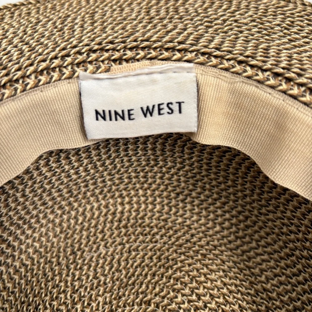 Nine West | Women’s Woven Summer Sun Hat 15” with Brown Band‎ OS